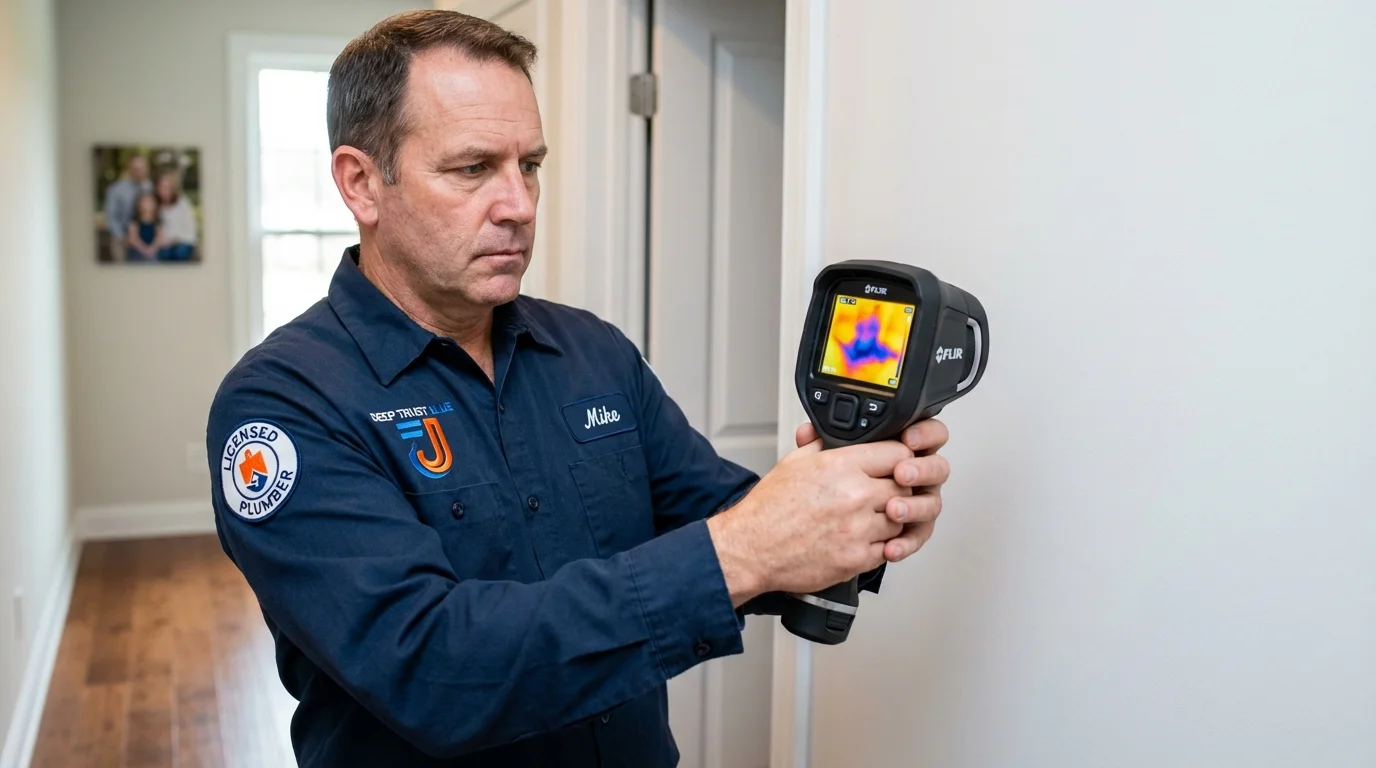 Thermal imaging leak detection by Johns Plumbing LLC in Belle Glade